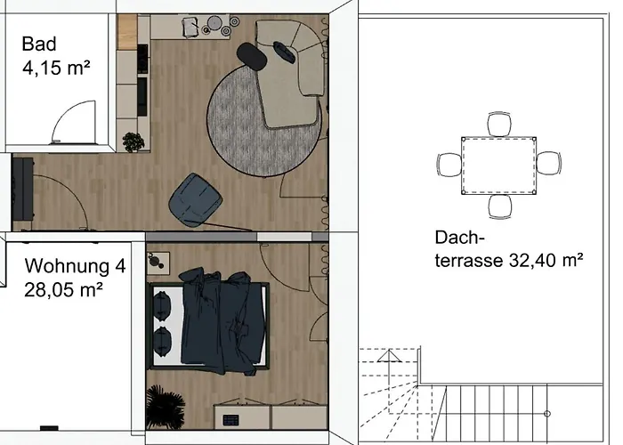 Suedkiez Bude Appartement Wilhelmshaven
